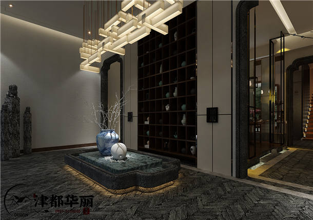 银川会所装修设计项目|津都华丽设计