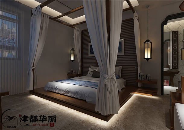 银川会所装修设计项目|津都华丽设计