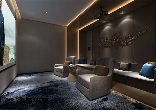 银川会所装修设计项目|津都华丽设计
