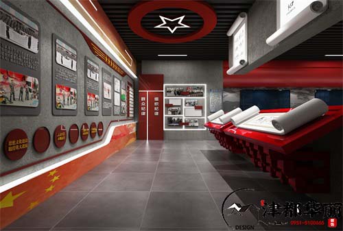 银川展厅装修设计项目|津都华丽设计