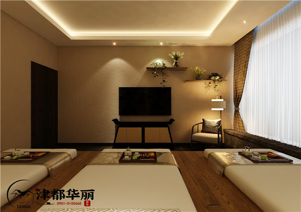 银川养生会所装修设计项目|津都华丽设计