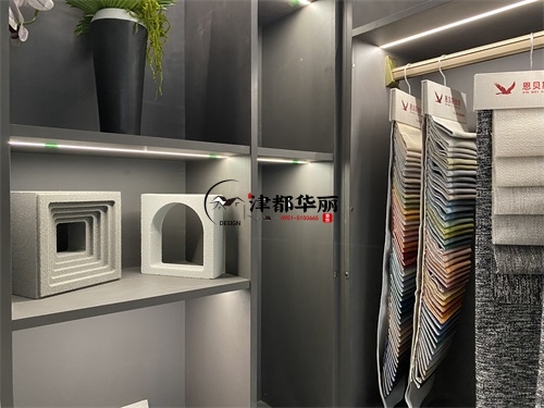 银川装修公司|银川臻彩软装展厅装修设计项目工地进度