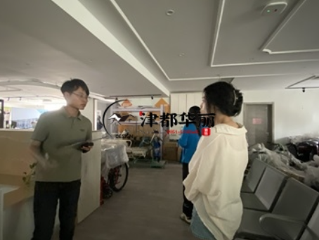 银川装修公司|银川鑫乐康养店改造设计装修项目现场勘察