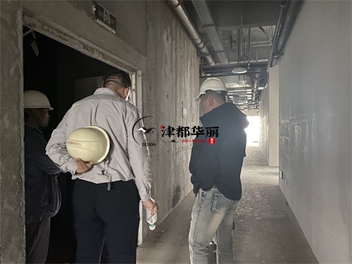 银川装修公司|银川天逸办公楼装修设计现场勘查